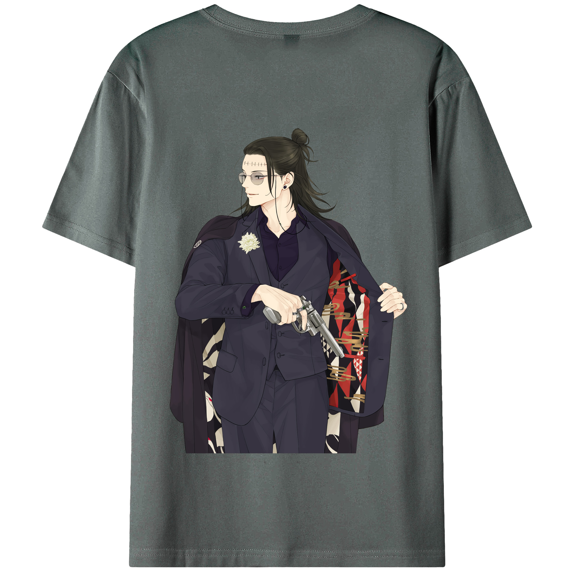 （画像用） 呪術廻戦 Jujutsu Kaisen 綿100％半袖Tシャツ（背面プリント）